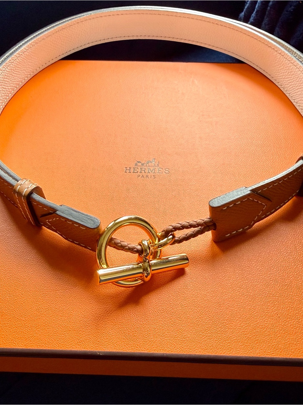 Hermès Adjustable Belt w/ Receipt + Box | Excellent Condition | Authentic